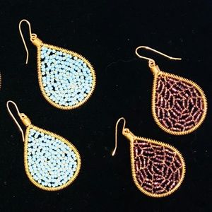 Seed bead earrings (small)